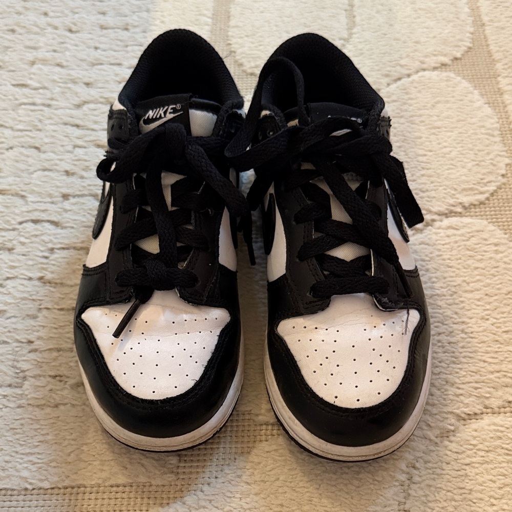 Nike Kids Black and White Sneakers